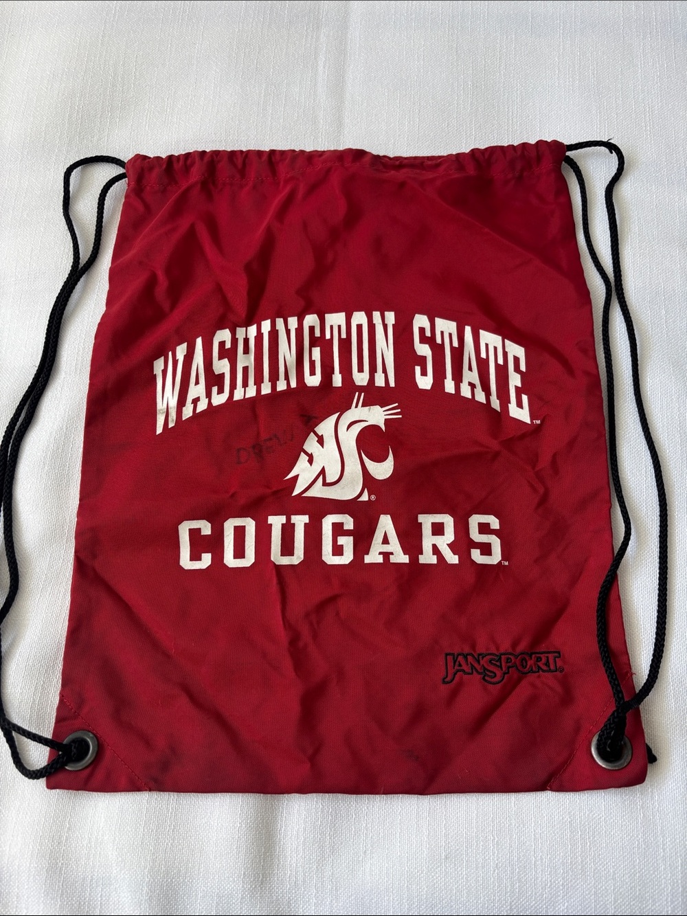 Jansport Crimson Washington State Cougars Drawstring Backpack -270sku